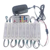 Ws2811 IC SMD 5050 led module DC12v 0.96w IP65 3LEDs for Billboard with RF remote control full color rgb Led Module