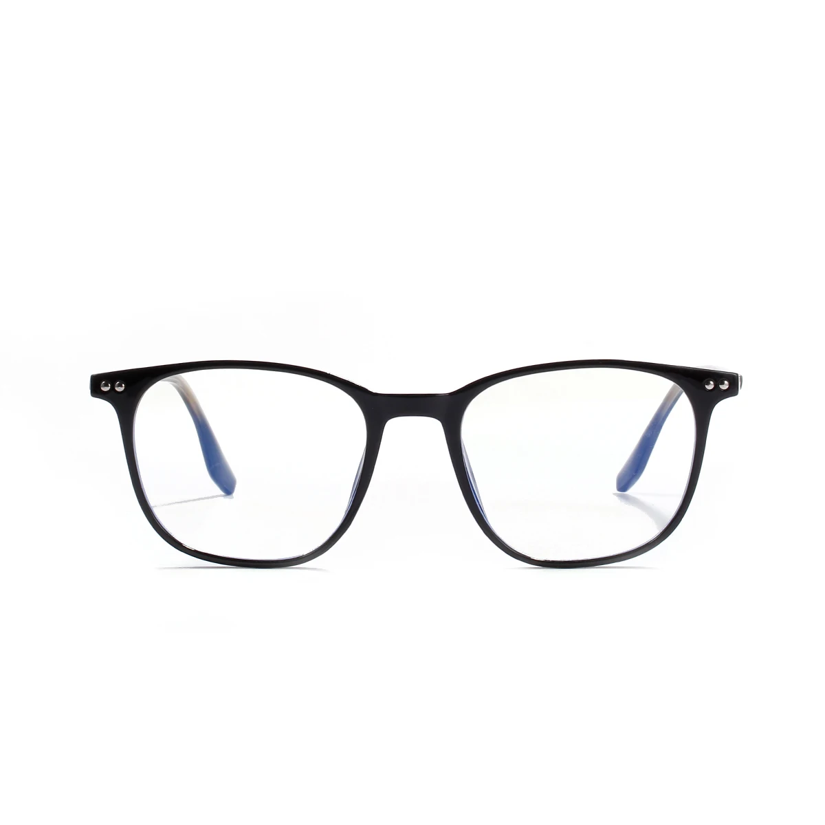 

2021 Factory direct sale TR90 demi frame anti blue light reading glasses