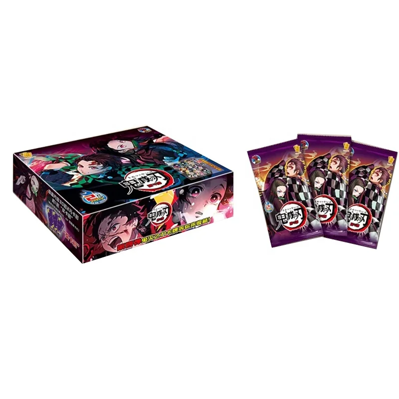 

48Box Wholesale Demon Slayer Collection Card Box CP SP SSP Anime Table Playing Game Board Kids Adult Toys Christmas Gift