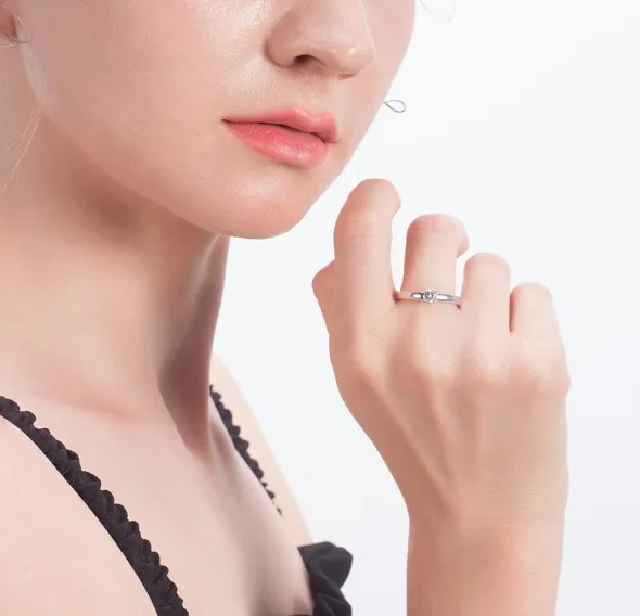 

Couples Knot Gold diamond 925 sterling silver rings