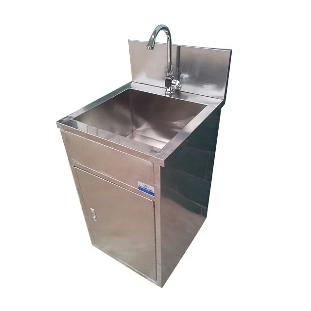 
Hand Sink Cleaning Tank Scrub Station Washing Tank With Cabinet 