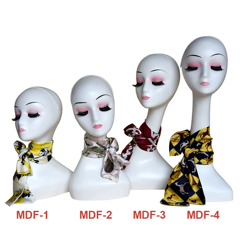 

PE lifelike mannequin head realistic wig display mannequin heads, Customer request