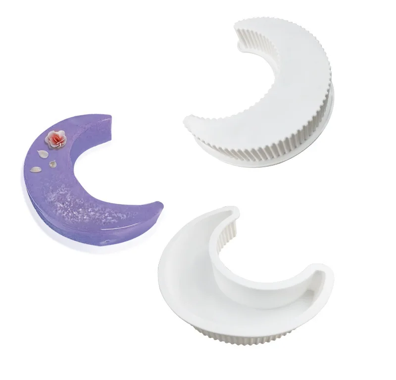 

Wholesale Chinese Flipped Silicone Cupcake Mousse Mold Moon Cake Diy Baking Tools Chocolate Silicone Cake Molds, White
