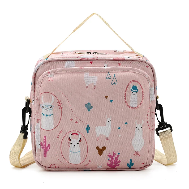 

New arrive cute cartoon baby diaper storage bag portable shoulder mommy baby diaper bag