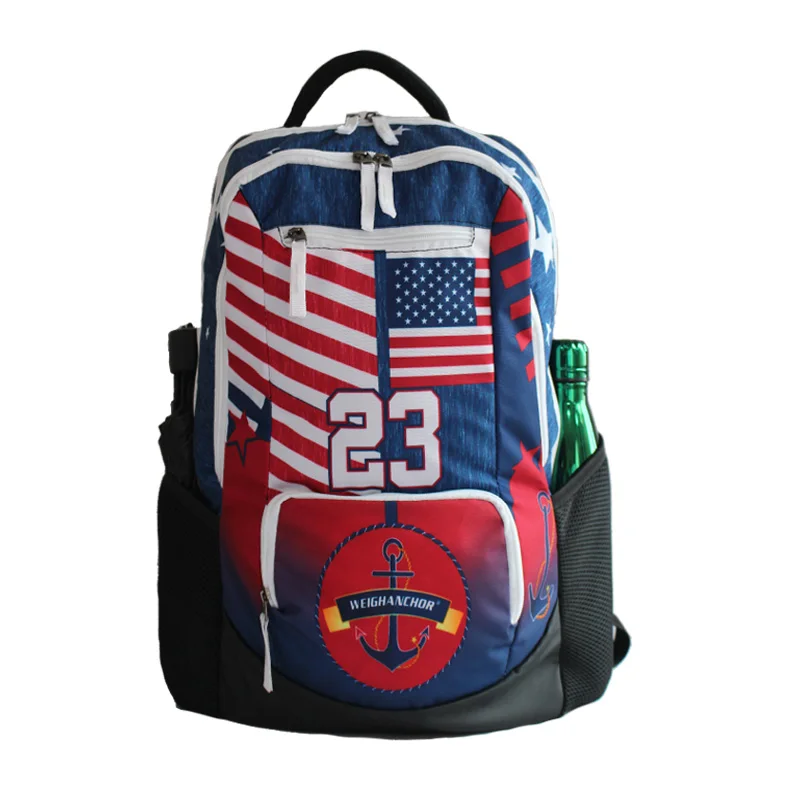 

Hot High Quality Nylon Waterproof Team Sport Bags Soccer Backpack Sublimated Volleyball Backpack With Custom Logo Printing, Customized color