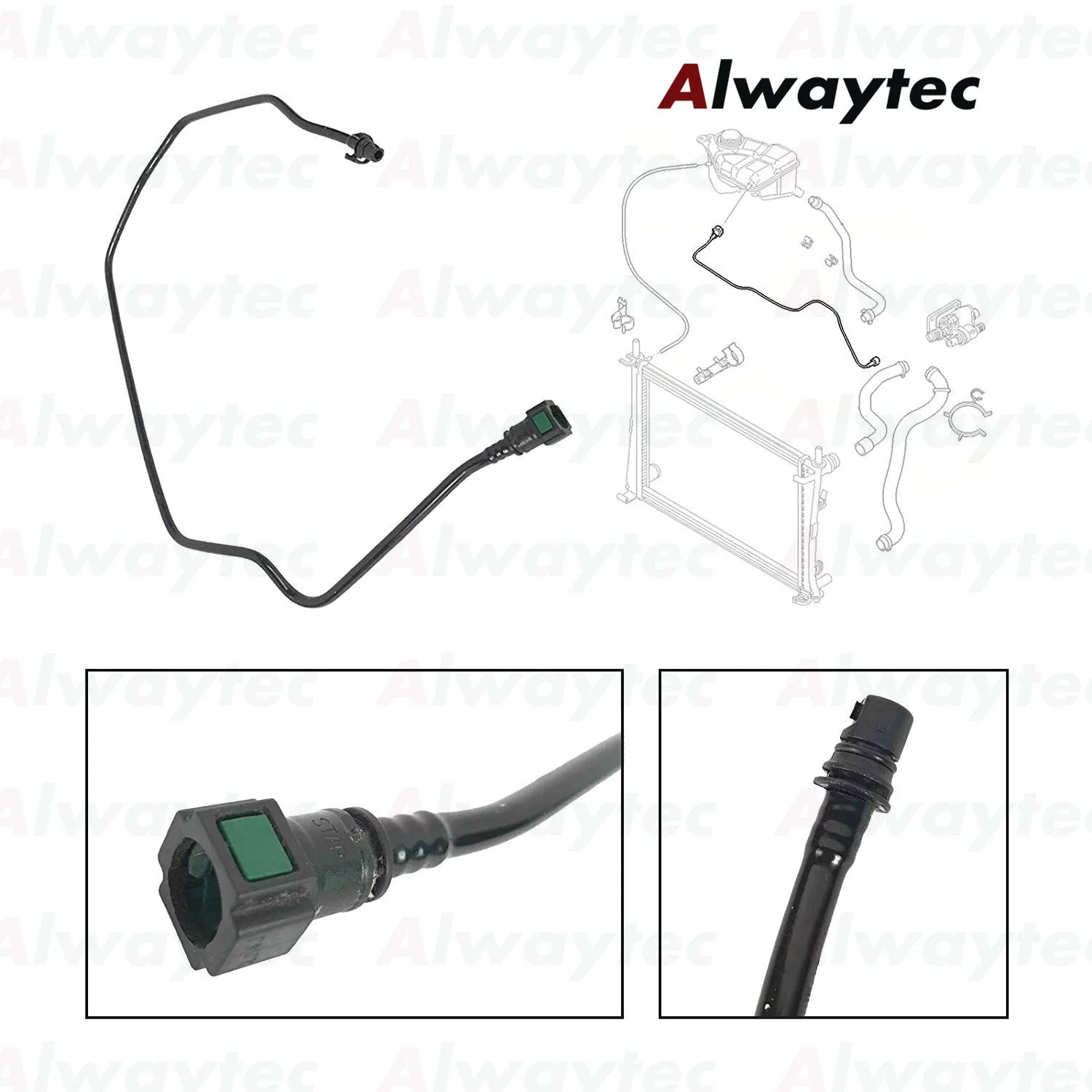 Forb Fiesta Fusion 1.4 Tdci Radiator Expansion Tank Overflow Hose Pipe