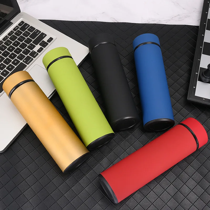 

High Quality stainless steel luxury vacuum Insulated thermos cup double Walled travel thermo coffee mug water bottle, Colorful