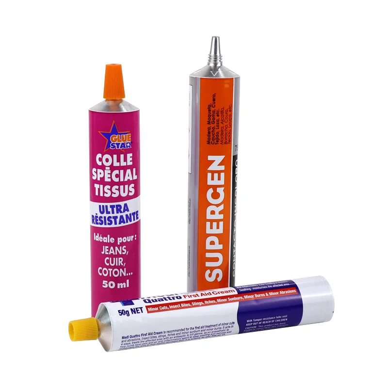 22mm 25mm 30mm Customized Aluminum Collapsible Cosmetic Tubes Hand