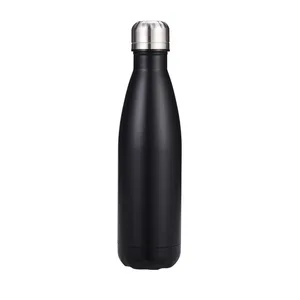 Image of 500ml Reusable Sports 304 Stainless Steel Insulated Products Creative Cola Shaped Water Bottle With Custom Logo