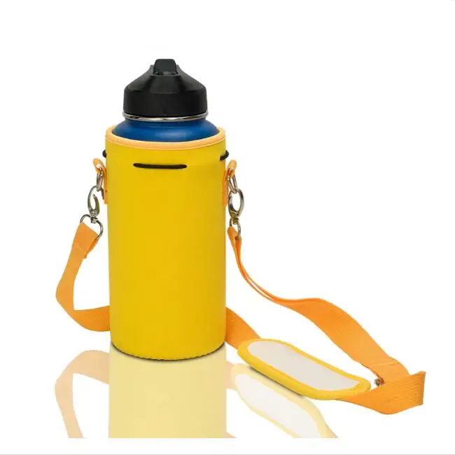 

Insulated Cooler Cover Neoprene Bottle Sleeve Neoprene Water Bottle Holder Adjustable Strap Customer Logo  VASTOP, Customized color