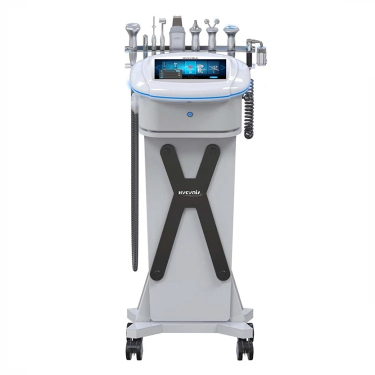 

2021 Beauty Salon Equipment 7 In 1 Oxygen Jet Hydra Oxygen Therapy Equipment Jet Peel Oxygen Spray Facial Machine, Black