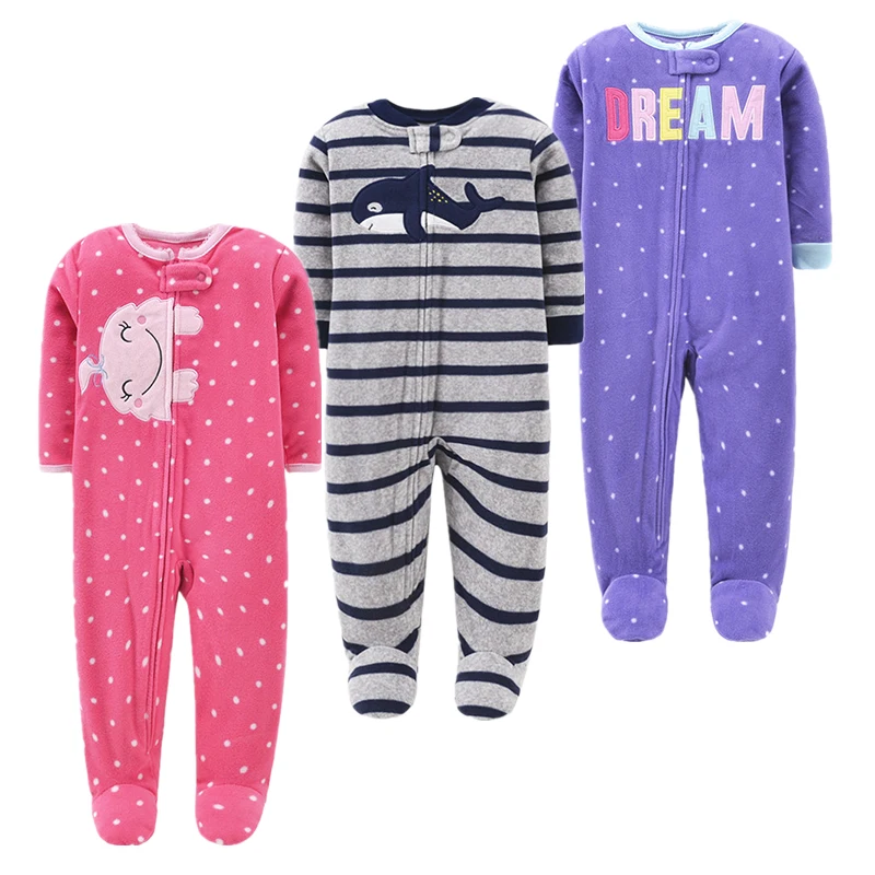 

Baby Rompers Infants Girls Spring Korean Style Cute Cartoon Foot-wrapped Jumpsuit Unisex Long Sleeve Climbing Clothing For Boys