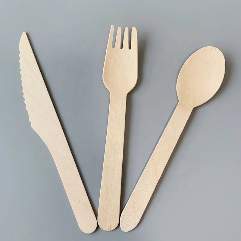 
hot sale disposable wooden cutlery 