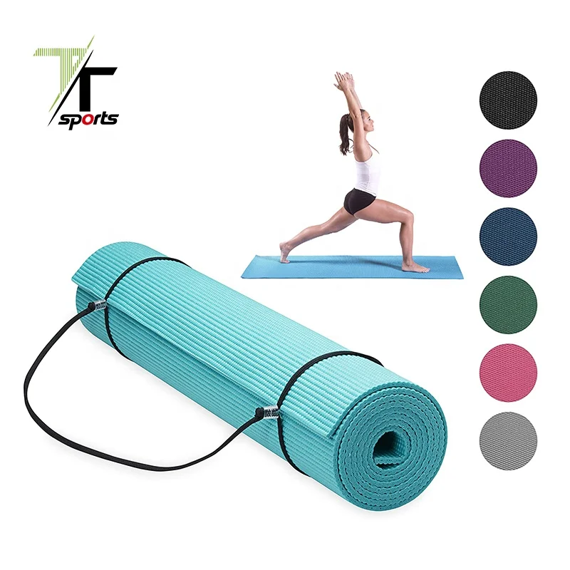 

TTSPORTS Gym Exercise Custom  Eco-friendly Non-toxic PVC Exercise Light Weight Waterproof Yoga Mat For Women, Customized color
