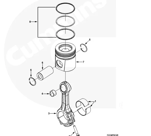 Piston Truck Diesel Engine Parts 6bt Engine Piston Kit 3802100 Buy