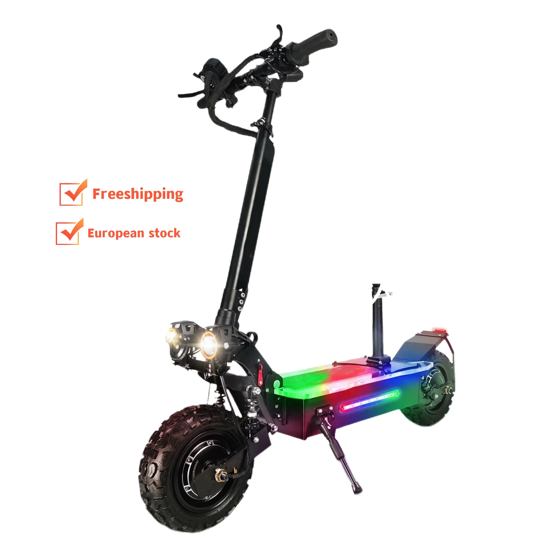 

Hot Sale 60v 5600w electric scooters to door 11inch off road tire dual motor e scooter 80-100KM long range powerful