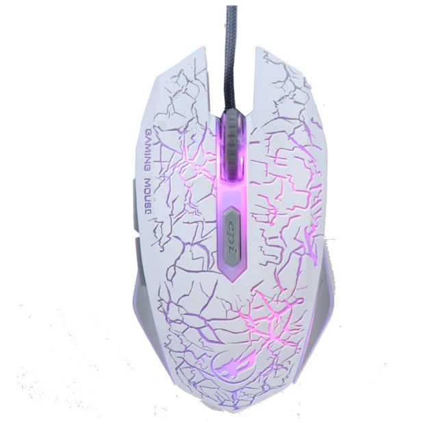 

War Wolf Q7 Wired Gaming Mouse Color E-sports 6D Gaming Mouse Comfortable Grip, White