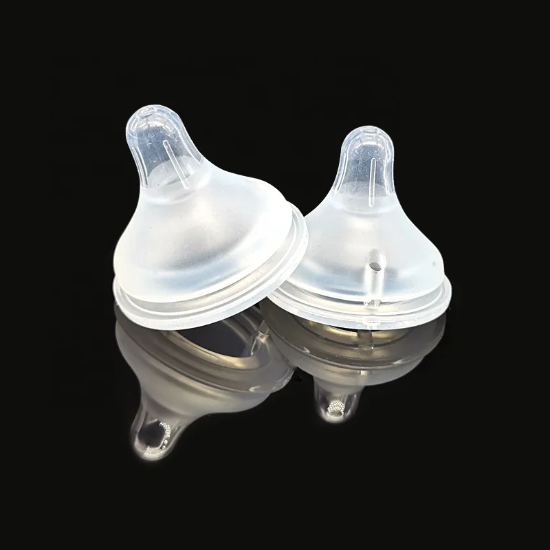 Wide Neck Silicone Rubber Baby Nipple/custom Baby Bottle Nipple Buy