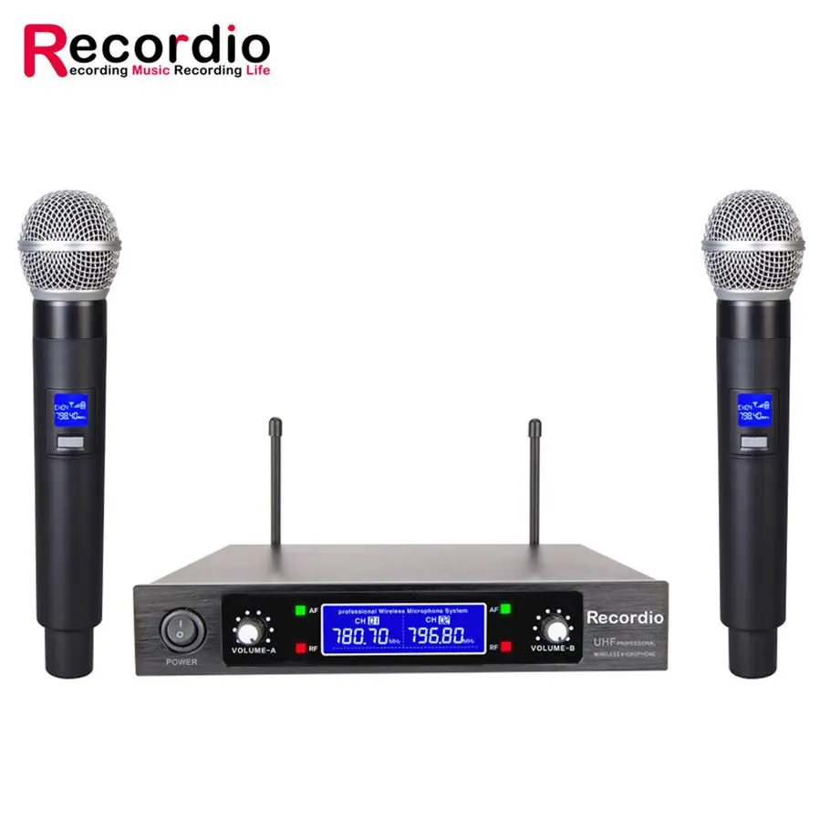 

GAW-V744 Hot Selling Digital Microphone With Low Price, Silver&black
