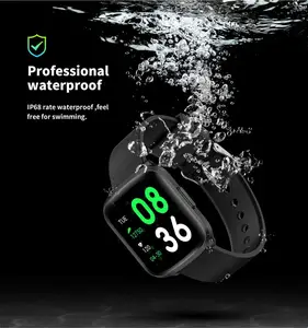 2019 New Arrival Nordic 52832 Full Touch Screen  IP68 Waterproof  Swimming Smart Wrist Watch with 5 days working time