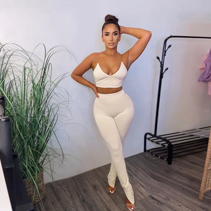 

2021 Huanwei Customized Sexy Fashion New Design Gym Fitness Two-piece Yoga Set, As pictures