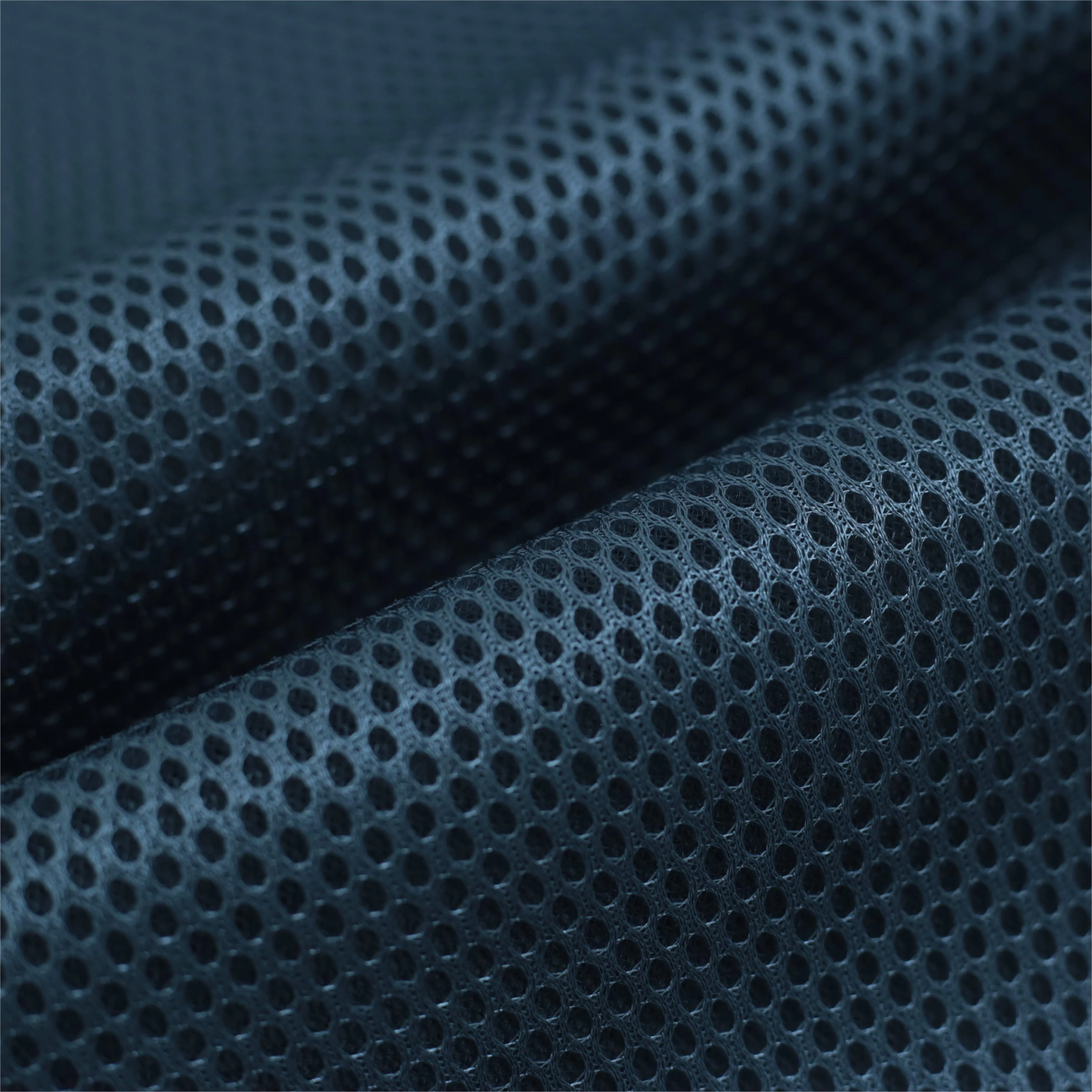 Jiangsu 100% Polyester Eco-Friendly Anti-Static Air Mesh Fabric Plaid Tricot 3D-01 Lightweight Tear-Resistant Car Bag Girls