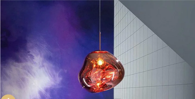Hot Sale Energy Saving lighting room art decor children lava glass led pendant lamp