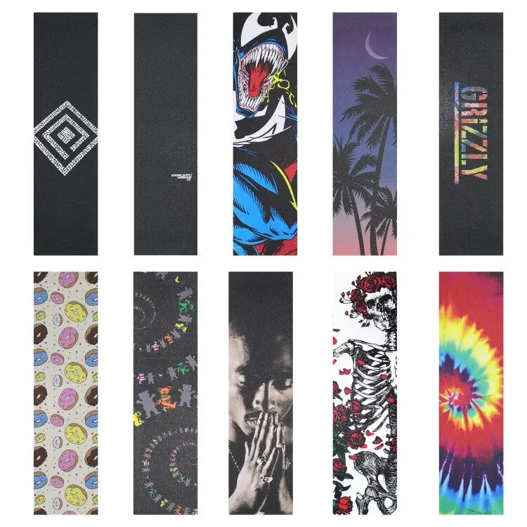 Skateboard grip tape