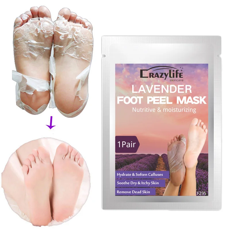

Feet Exfoliating Foot Masks Pedicure Socks Exfoliation Scrub for Feet Mask Remove Dead Skin Heels Foot Peeling Mask For Foot Spa