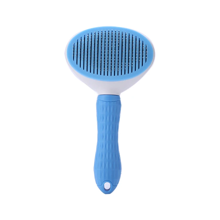 

Factory Hot Selling Easy Using Dog Brush for Shedding Dog hair Brush Pet Grooming Comb, Blue/pink