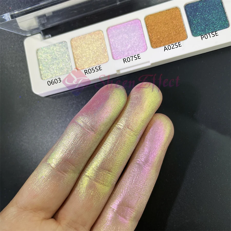 

SheenEffect New arrival plastic eyeshadow highly pigmented neon eyeshadow palette 2021