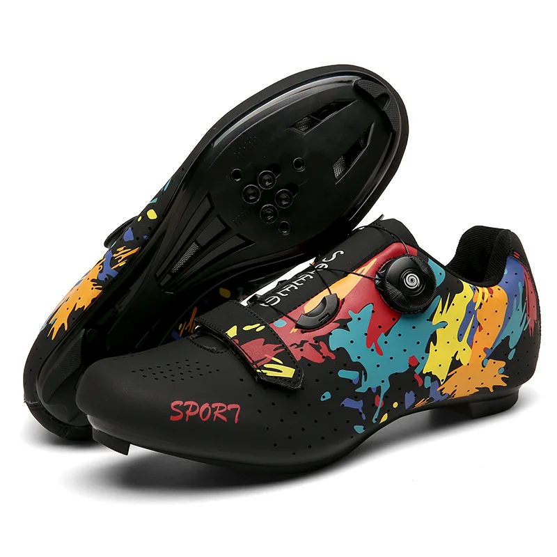 

Manufactory Supplier Custom Professional Breathable Sportswear Bicycle Cycling Shoes Rotating Butter Racing Road Bike Shoes