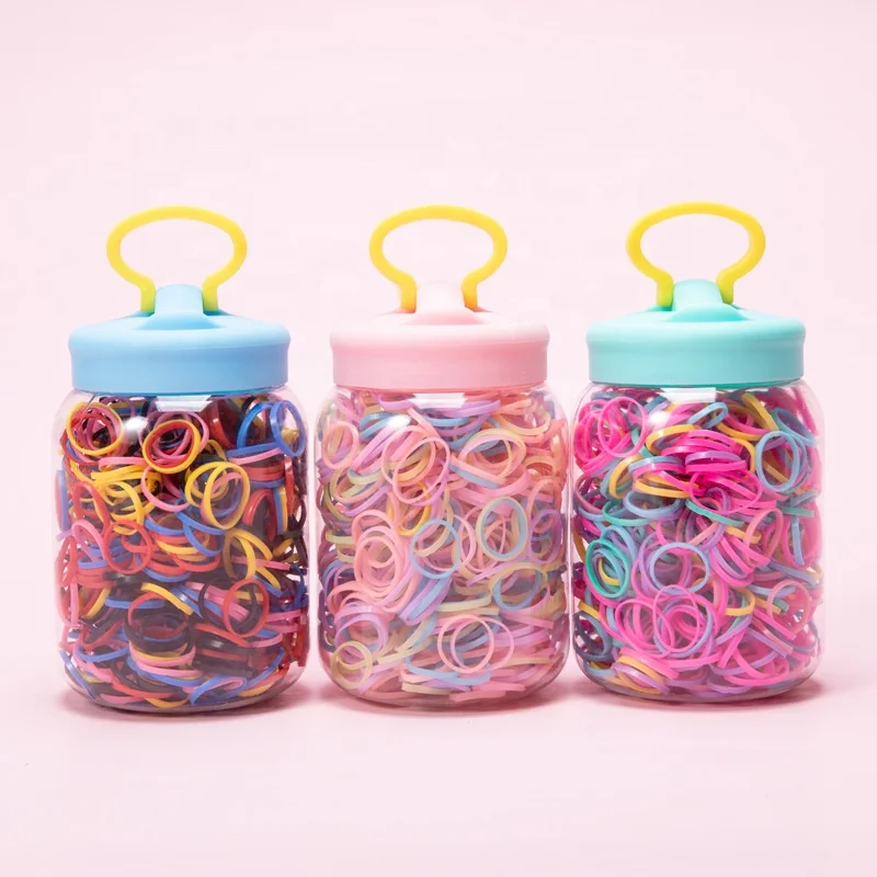 

New Kettle bottle Rubber hair bands Baby mini Hair Ties accessories