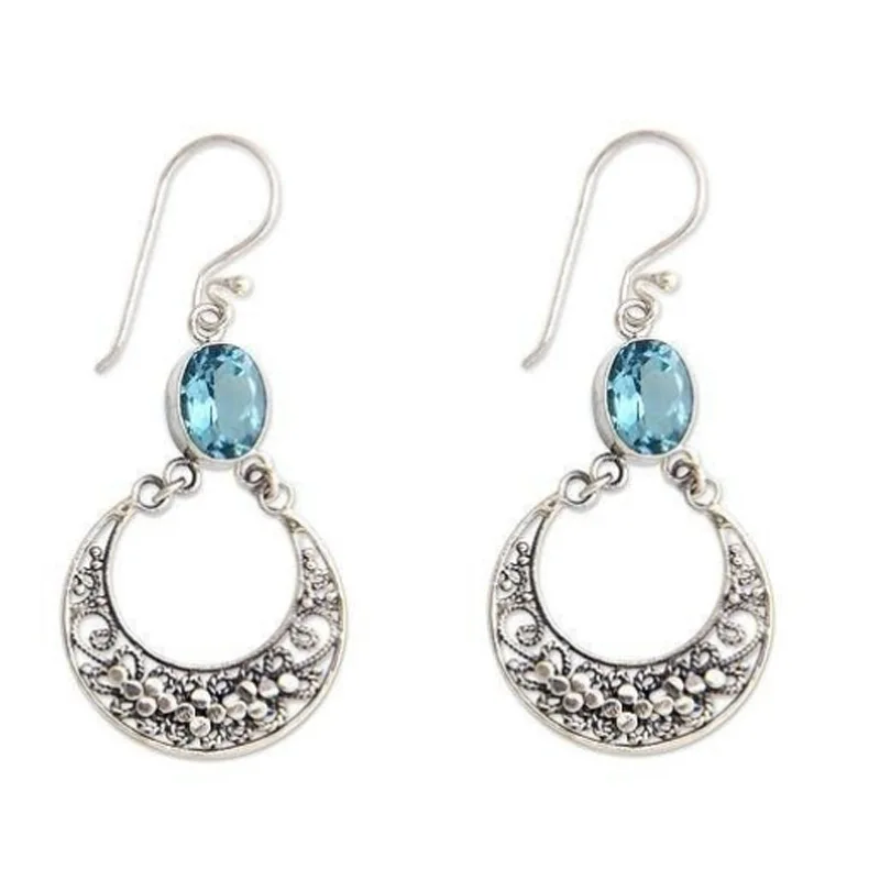 

20079-3-1 jewelry trend products retro large circle wisp empty earrings for women's black pearl fashion girls