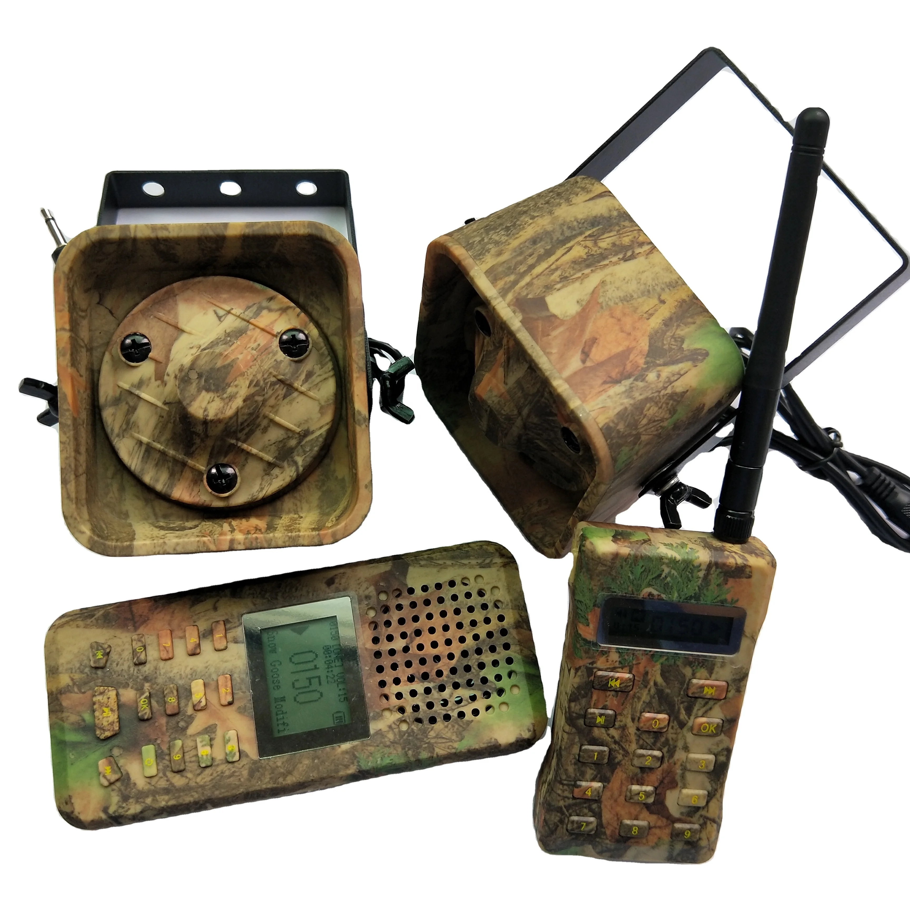 

2020 high quality plastic bird decoy hunting brid caller bk1519b with 300-500m remote, Green or camouflage