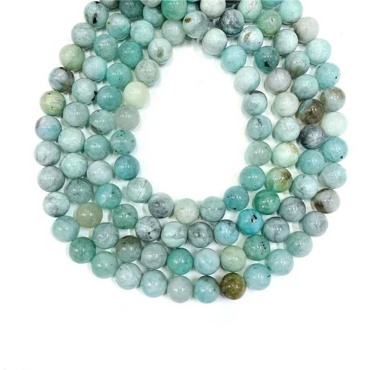 

Wholesale Factory Price Blue Amazon Beads, Round Amazonite in Loose Beads