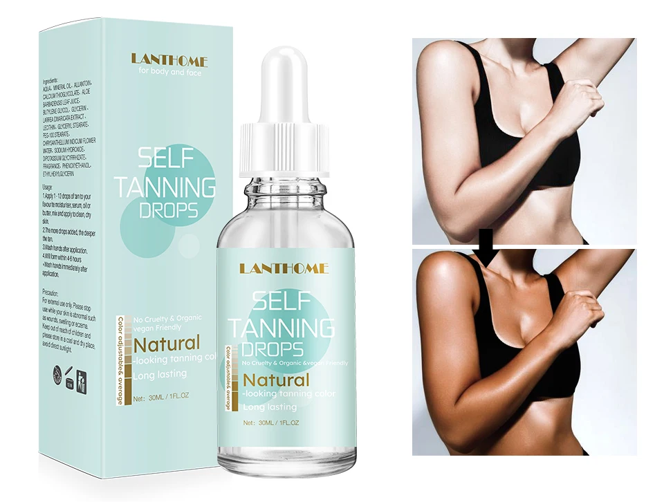 amazon-hot-sale-organic-self-tanner-drops-tanning-drops-anti-aging