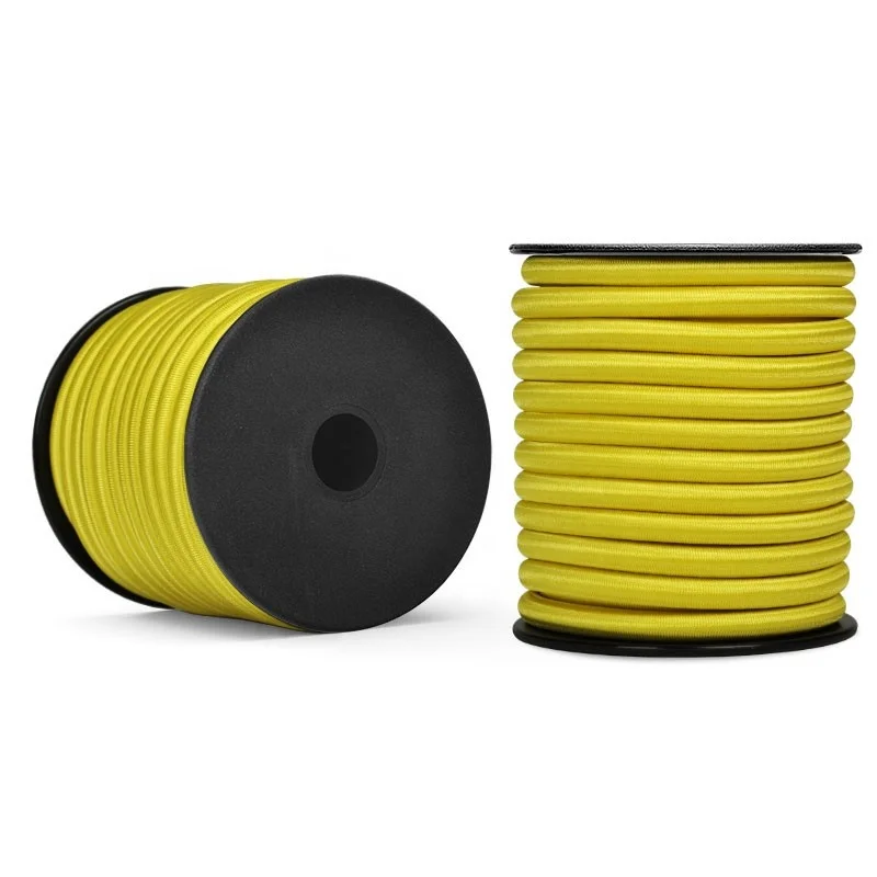 

Colorful Elastic Heavy Duty Bungee Cords 8Mm Rubber Round Elastic Bungee Cord Workout Gym