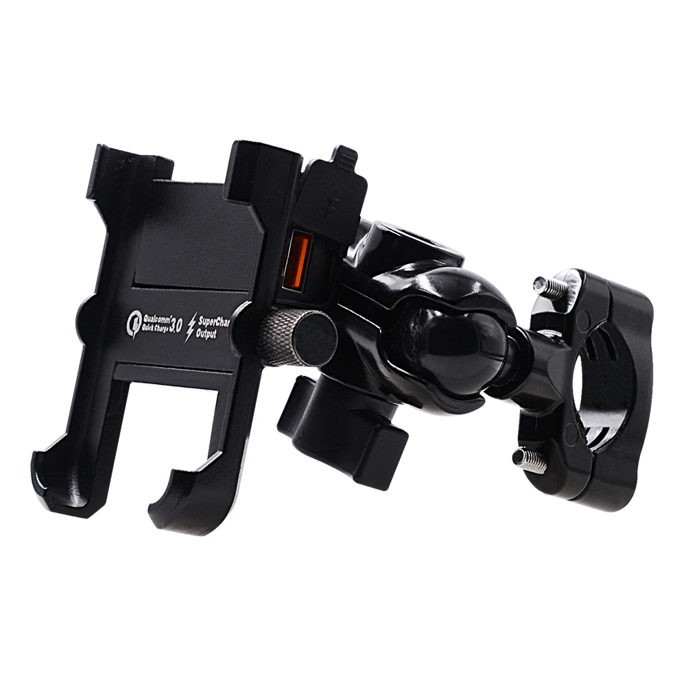 

WUPP Adjustable Shockproof Charger Waterproof Bike Mobile Phone Holder For Motorcycle