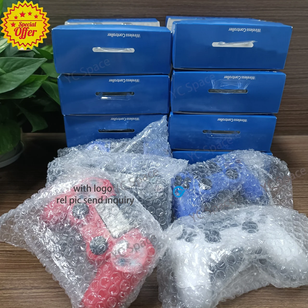 

Wholesale Good Price Original Logo 62 Colors PS4 Controller Wireless Game Controller PS4 Console PS4 PS5 Controller, 22 colors