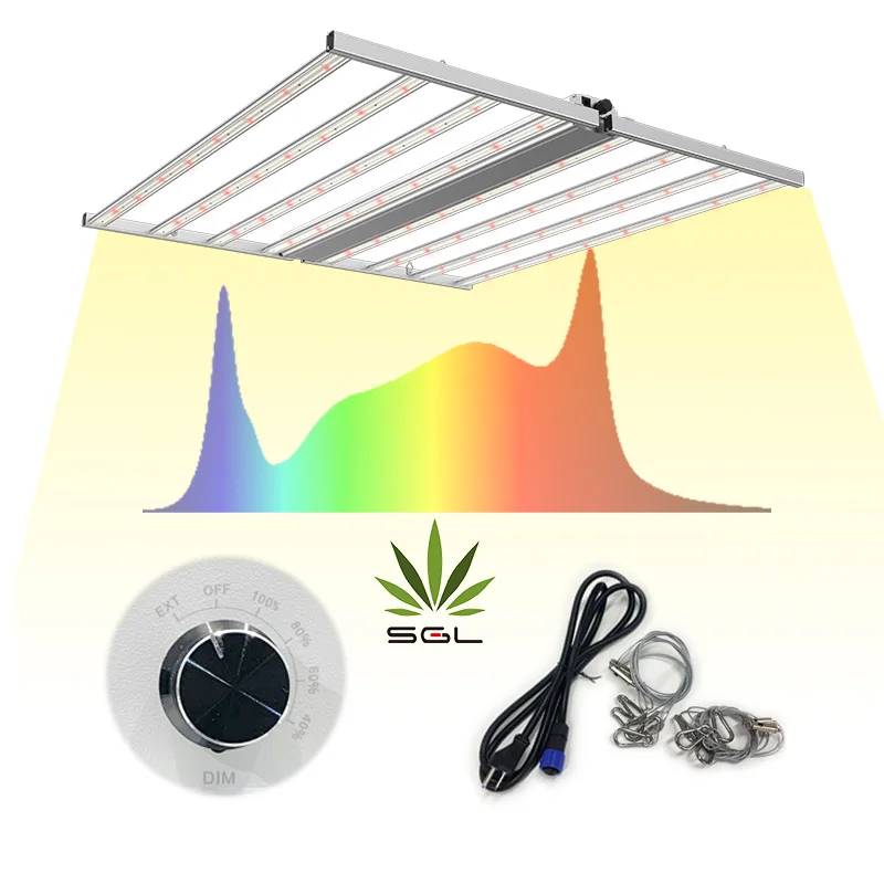 2020 Full Spectrum grow light 0-10v Dimmable Folding  Replacing 240W 720W 1000W Plant Growing Led Light