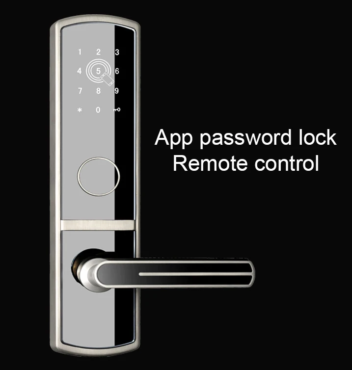 Remote dynamic password lock office  home security intelligent door lock digital key card door lock hotel