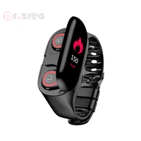 

Sport Watch 0.96" M1 AI Smart Watch With Bluetooth Earphone Heart Rate Monitor Smart Wristband Long Time Standby Wireless Earbud