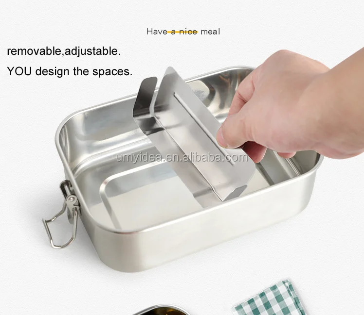 2019 SEAL Silicone Lid Stainless Steel Lunch Box go,Bento Lunch box Leakproof Kids,Stainless Steel LunchBox Leak Proof