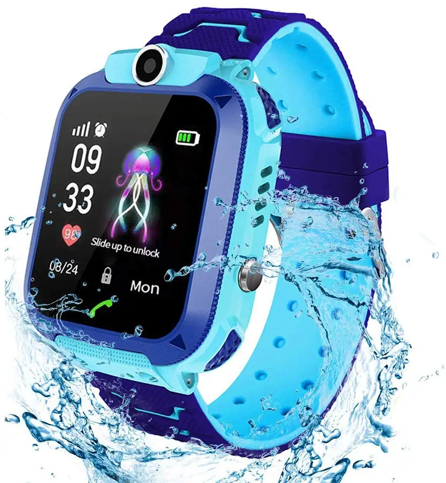 

children birthday gift set Q12 waterproof smart watches for children smart watch child with camera voice chat 2g kids smartwatch