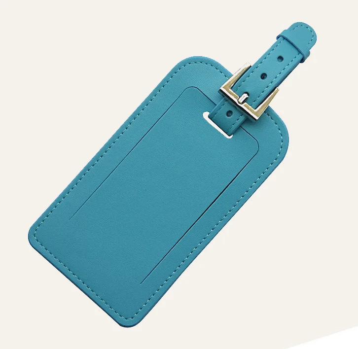 

Custom Factory Cheaper Colorful Luggage Tag Good Quality Leather Luggage Tags