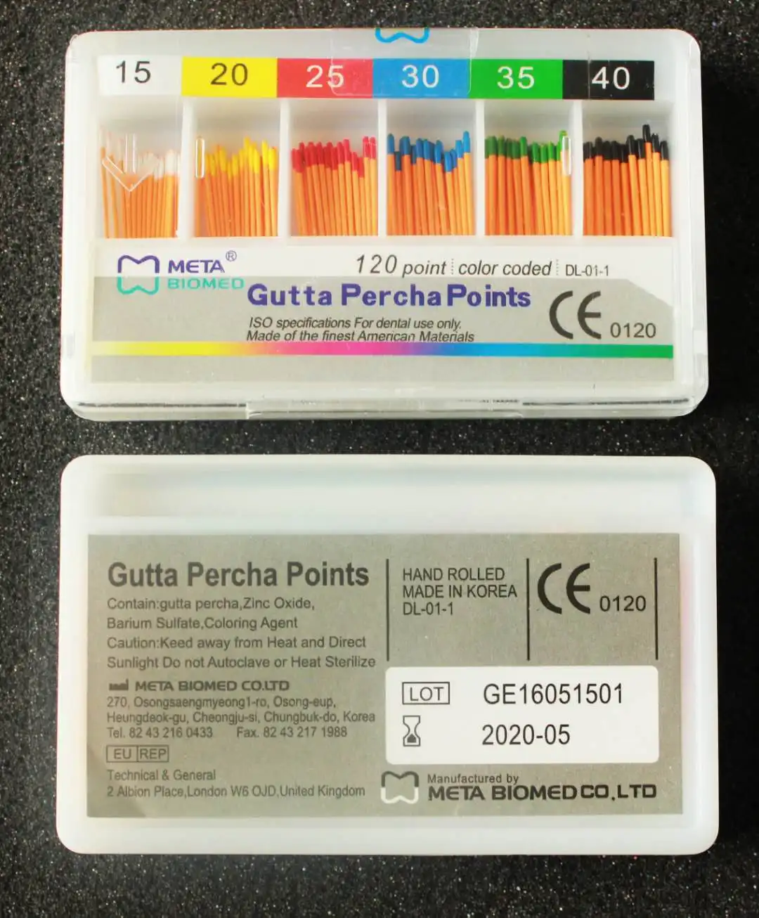 Dental Meta Gutta Percha Point Paper Absorbent Paper Points - Buy Gutta ...