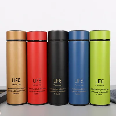 

European and American gifts custom car office thermos mug 304 vacuum stainless steel plastic belt thermos mug, Customized color