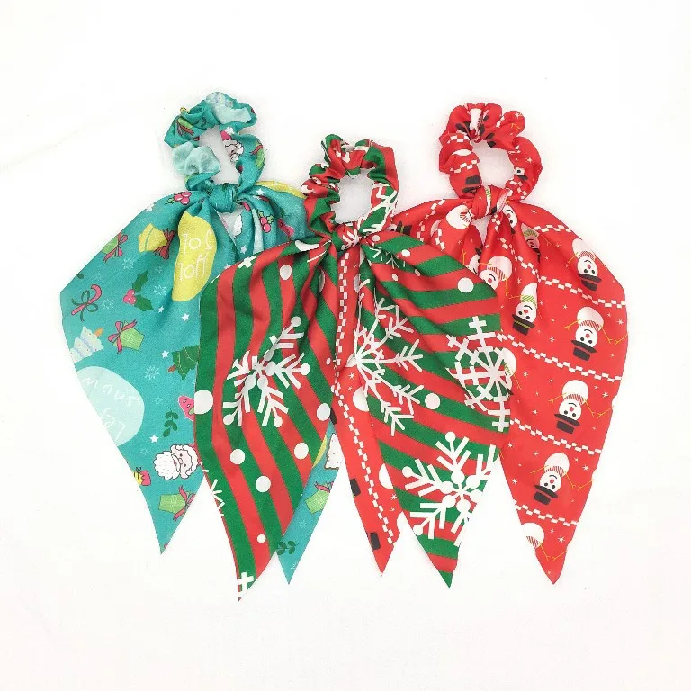 Holiday Hair Accessories Christmas Streamers Large Intestine Hair Rope