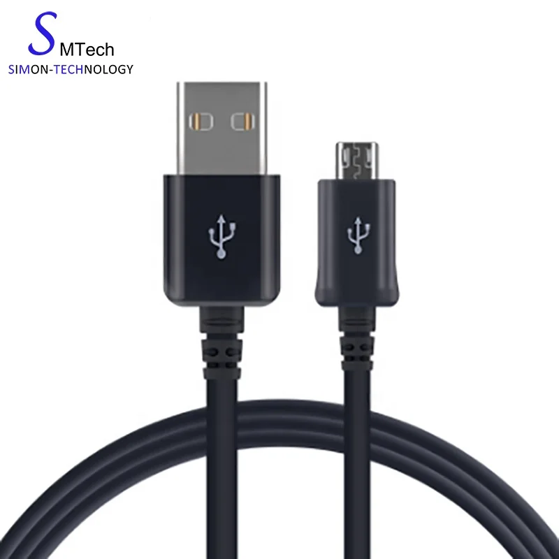 

Black micro usb charger colored micro usb cable for samsung, White/black